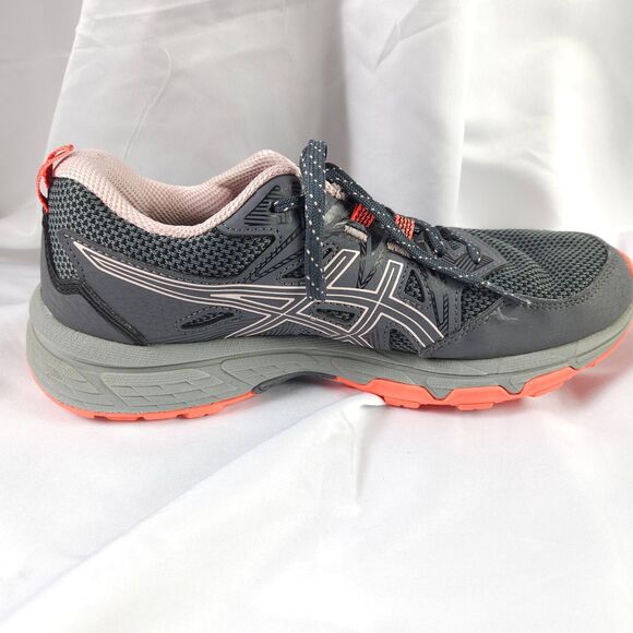 Asics Venture 8 Gel Womens 8 Wide Gray Running Shoes Sneakers 1012A708 - Picture 5 of 10